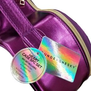 Under One Sky Bags - Under One Sky Purple Heart 5pc Bag Set Under One Sky Bags - Under One Sky Purple Heart 5pc Bag Set